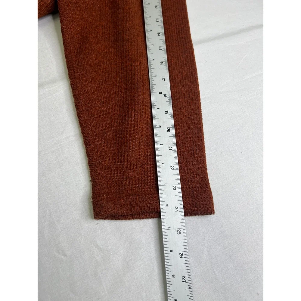 Outdoor Life Mens XXL‎ Pullover 1/4 Zip Sweater Fleece Knit Burnt Orange